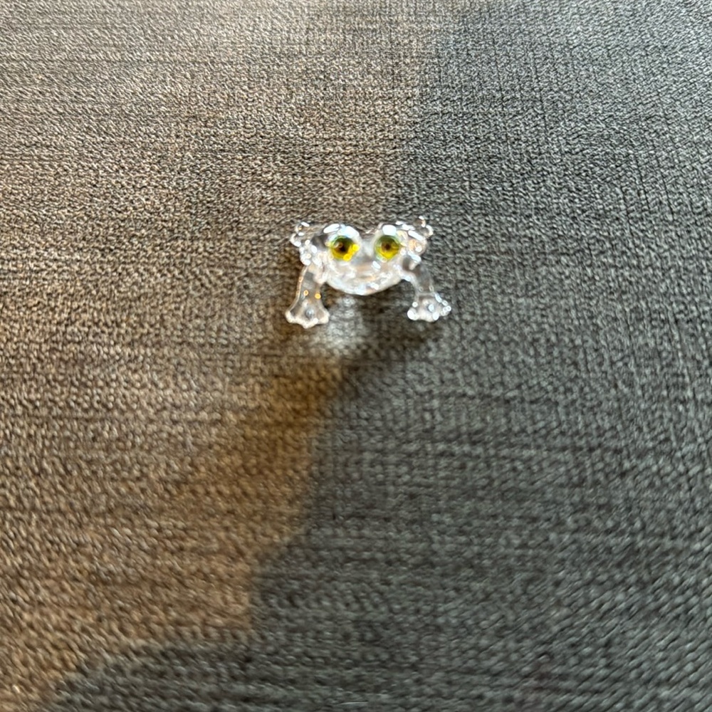 Vintage Swarovski Crystal Baby Frog